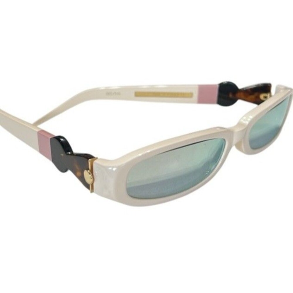 FAKBYFAK x Pilar Zeta SHARP & GRACE Sunglasses. Glossy Ivory & Pink Limited Ed.